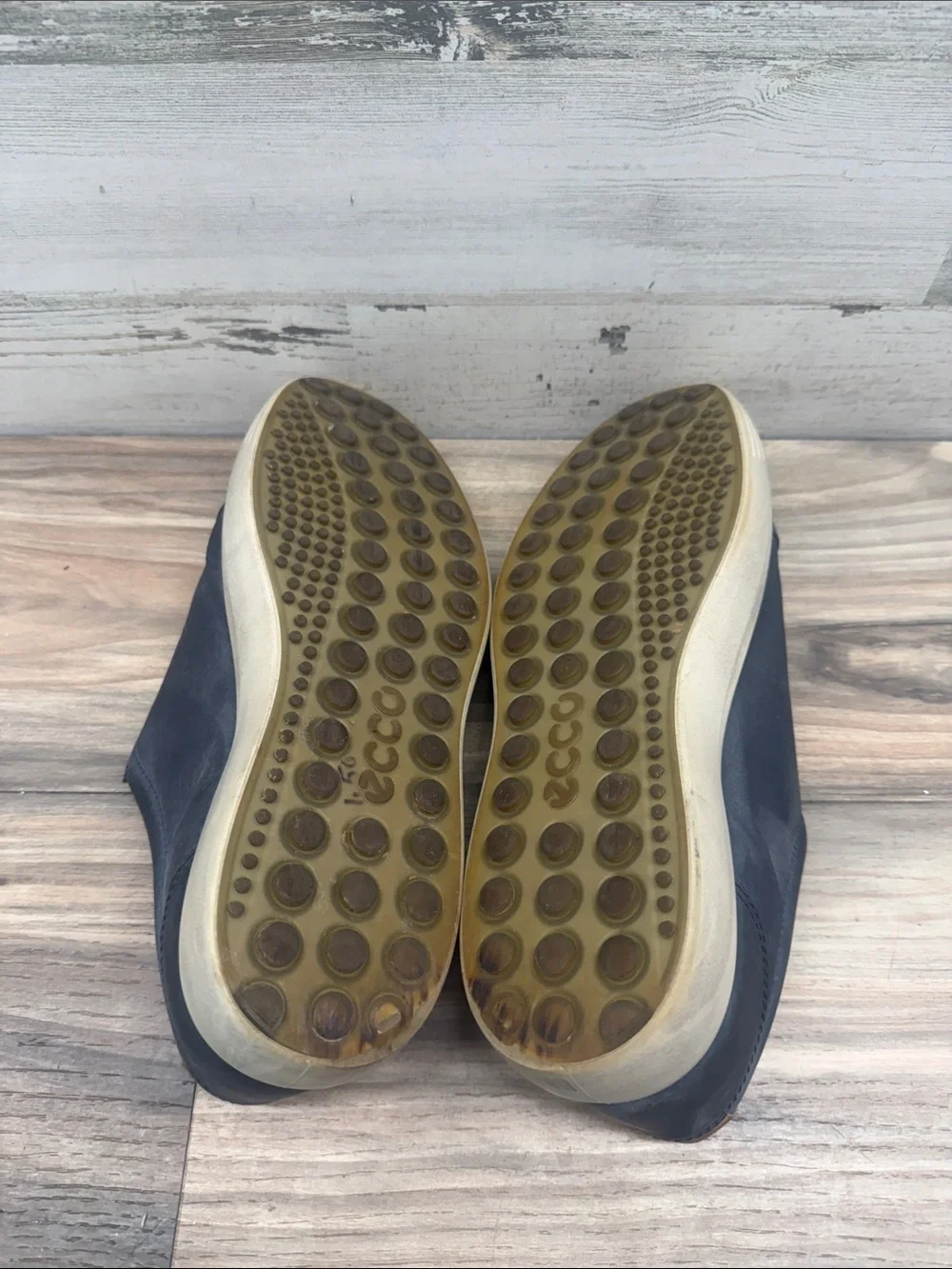 ECCO Navy Blue Men's SOFT 7 SHOE size - 45 US Size 11 160.00) No Laces
